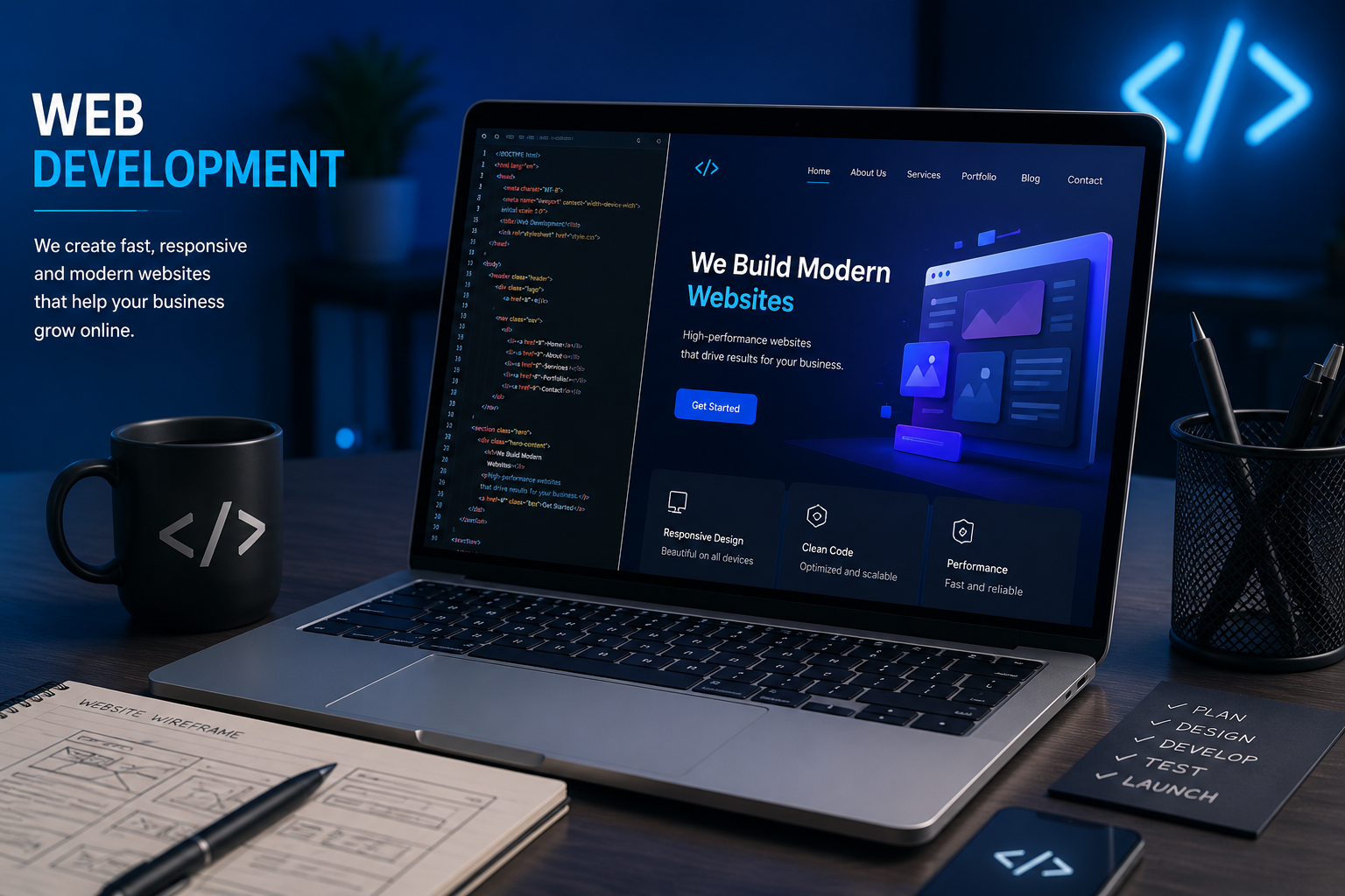 Web development